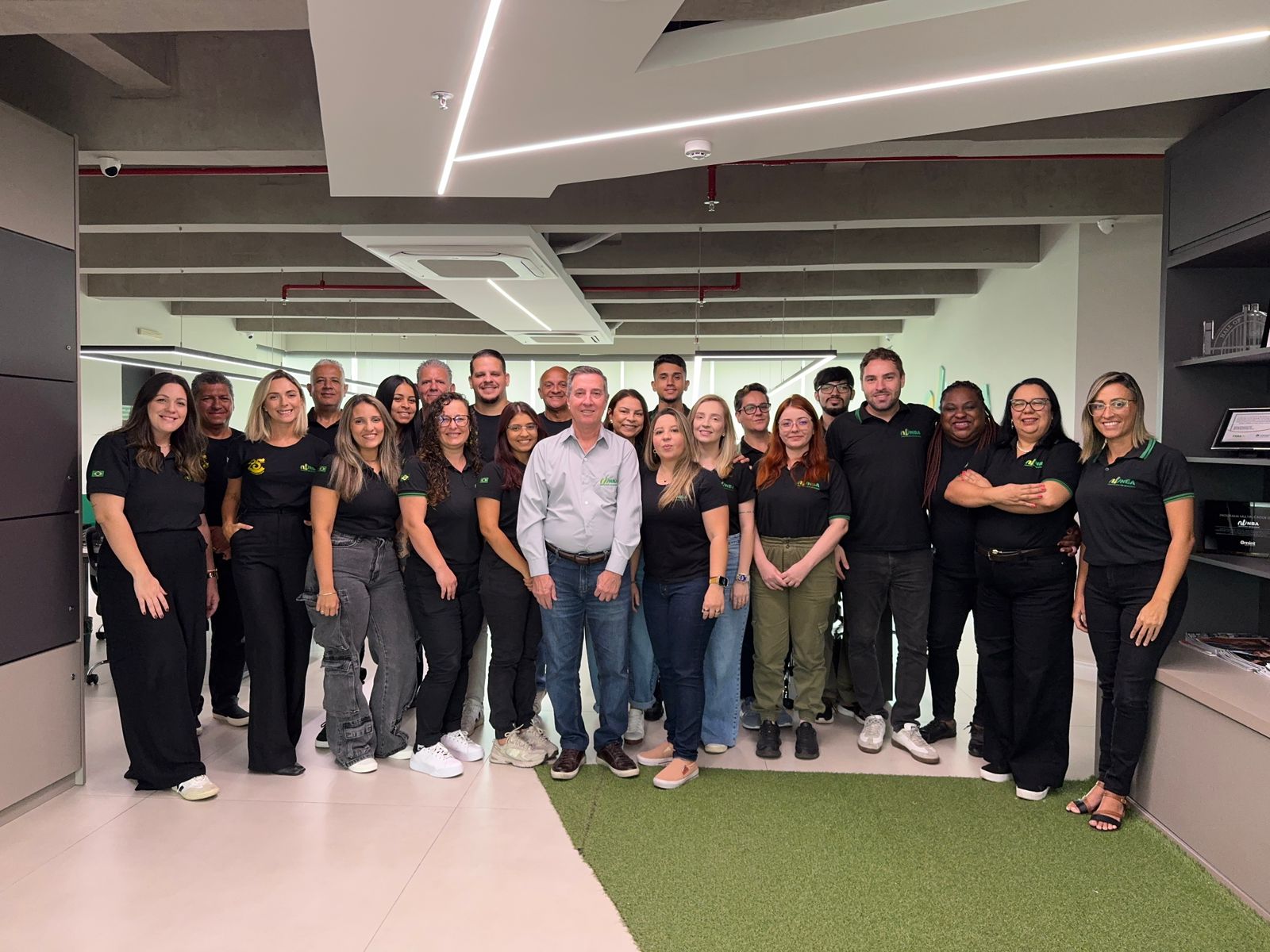 Equipe da NBA Assessoria reunida no escritório